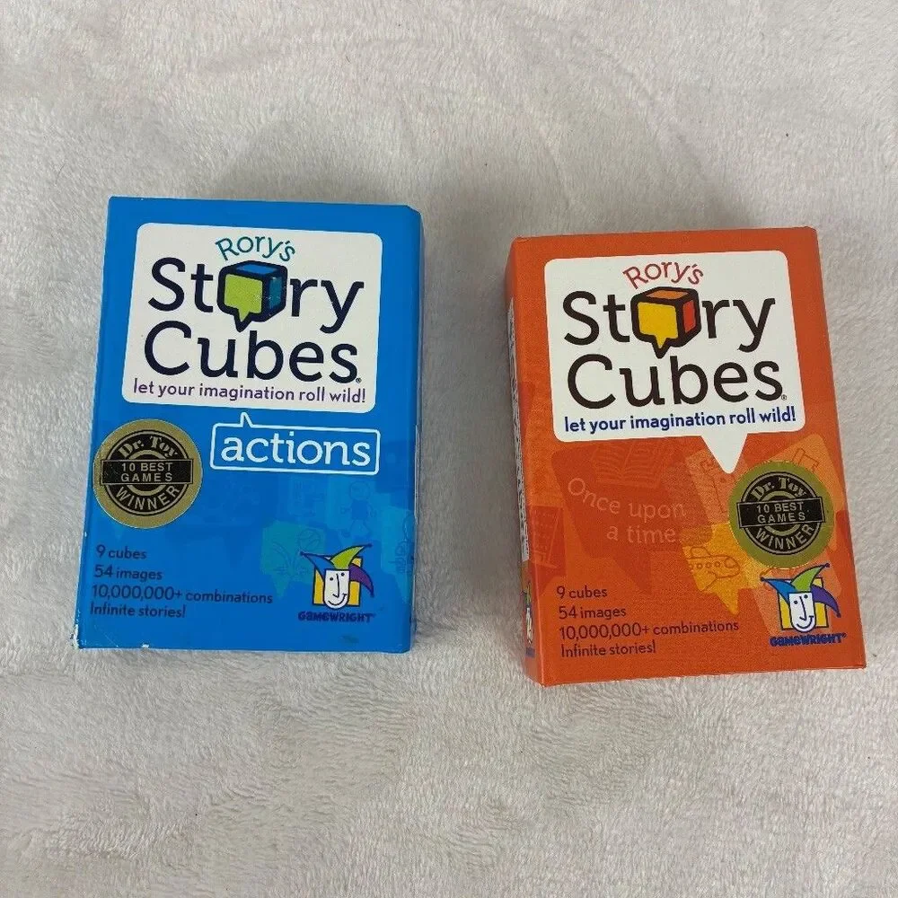 Rory's Story Cubes Original & Actions Sets -Gamewright Dice Games- Educational